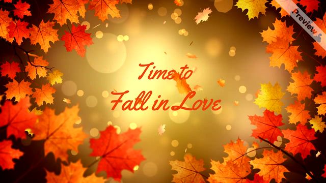 Fall in Love Video Template