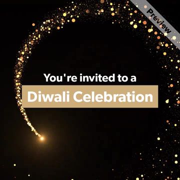 Diwali 🇮🇳 Event Invite Video Template