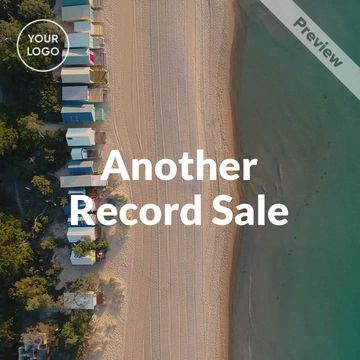 Record Sale | Real Estate Listing Video Template