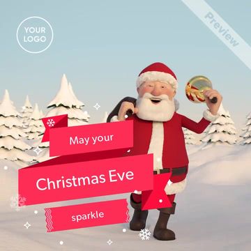 Christmas Eve Greeting Video Template