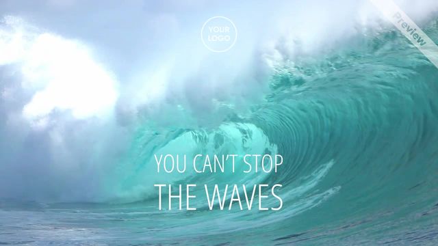Ride The Waves | Wellness Wednesday Video Template