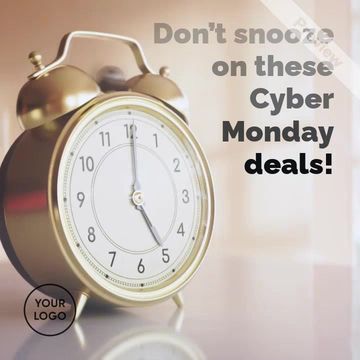 Cyber Monday | Early Bird Sale Video Template