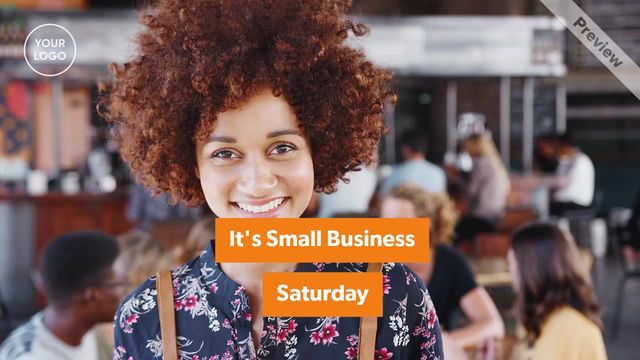 Small Business Saturday | Support Us Video Template