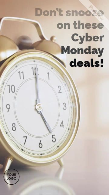 Cyber Monday | Early Bird Sale Video Template