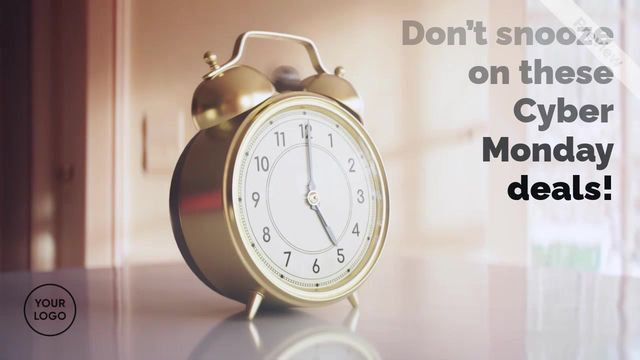 Cyber Monday | Early Bird Sale Video Template
