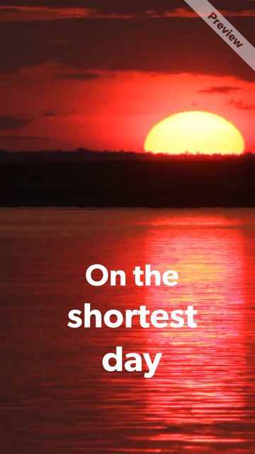 Winter Solstice Motivation Video Template