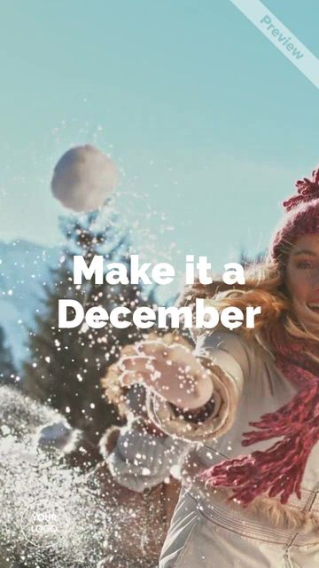 A December to Remember Video Template