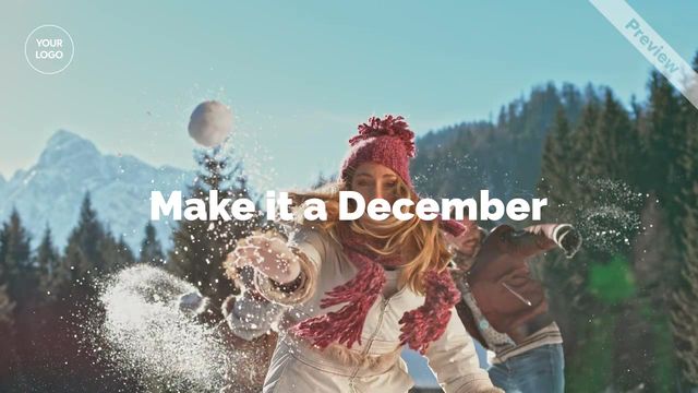 A December to Remember Video Template