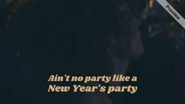 New Years Party Invite Video Template
