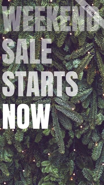 Winter Weekend Sale Video Template