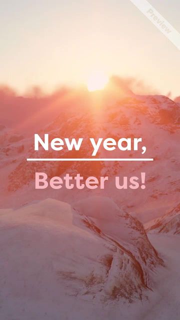 New Year's Resolutions Video Template