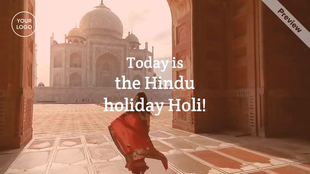 Holi Festival Video Template