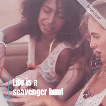 Scavenger Hunt Day | May 24 Video Template