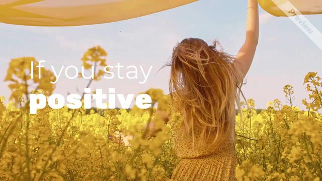 Wellness Wednesday | Stay Positive Video Template
