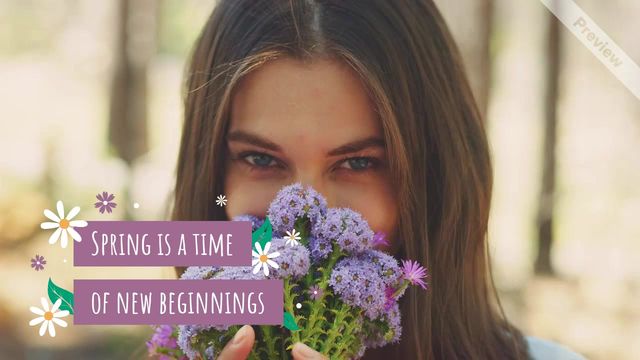 Spring Wisdom | Motivational | Wide Video Template