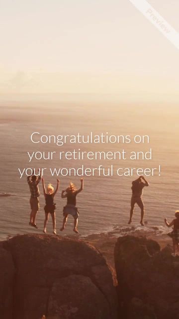 Retirement | Congratulations  Video Template