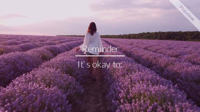 Self Love Sunday | It's Ok Video Template