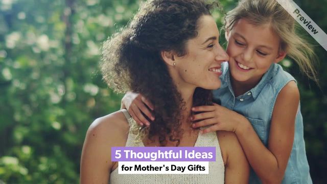 Mother's Day Gift Ideas Video Template