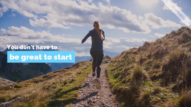 Motivational Monday | Be Great Video Template