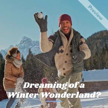 Winter Getaway | Travel Agency Video Template