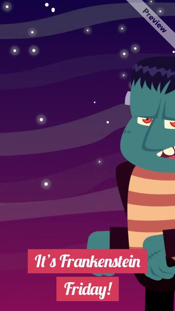 Frankenstein Friday Video Template