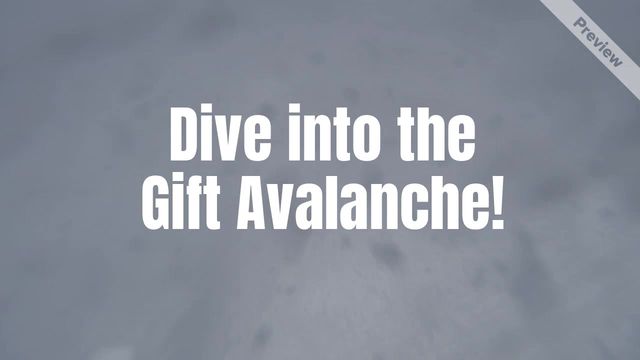 Gift Avalanche | Sales   Video Template