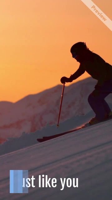 Sliding Down | Winter Sale   Video Template