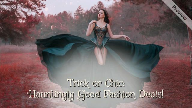 Halloween Product Sale | Fashion   Video Template