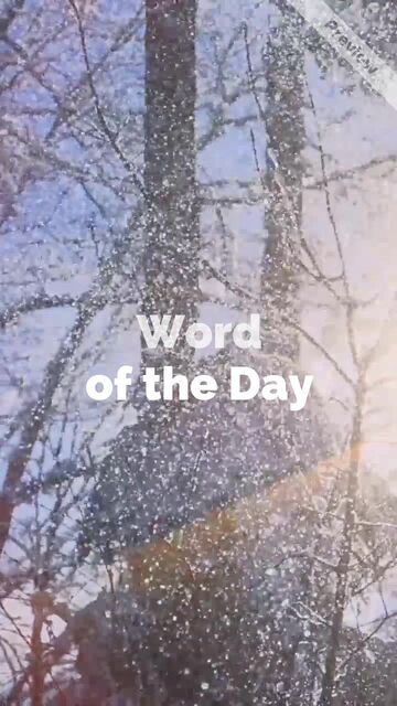 Ebullient | Word of the Day   Video Template