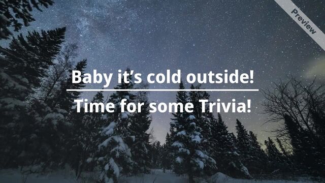 Cool Planets | Trivia Tuesday Video Template