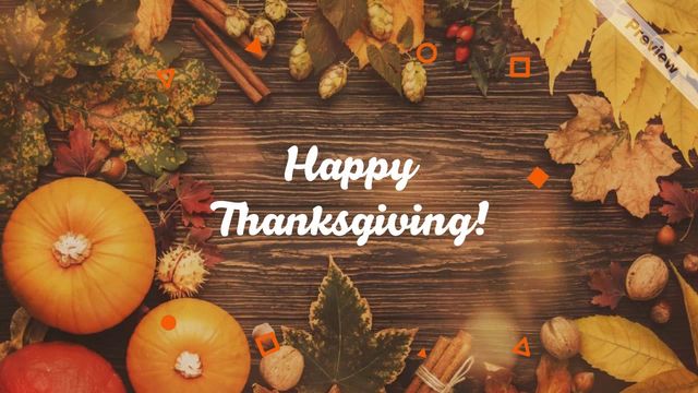 Thanksgiving Greeting | Corporate Video Template