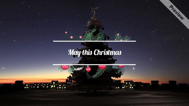Fully Lit Christmas #2 Video Template