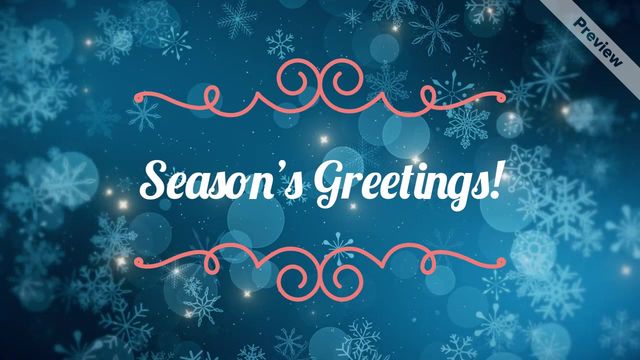 Season's Greetings | Real Estate Video Template