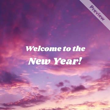 New Year's New Beginnings | Inspirational Video Template