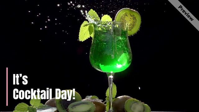 Cocktail Day Video Template