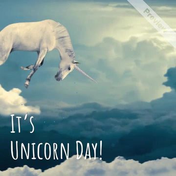 Unicorn Day | Apr 9 Video Template