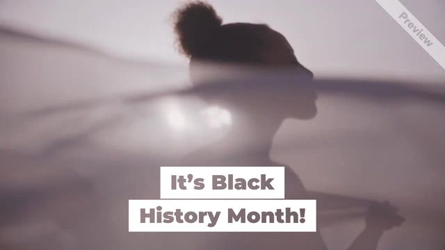 Tribute to Black Artistry | Black History Month Video Template