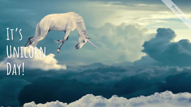 Unicorn Day | Apr 9 Video Template