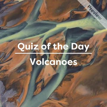 Volcanoes | Quiz of the Day Video Template