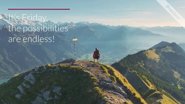 Choose Your Destiny | Feel Good Friday Video Template