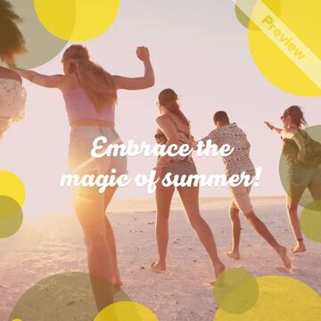 Inspiration for Summer Magic  Video Template