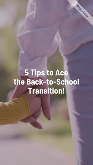 Back-to-School Tips #2 Video Template
