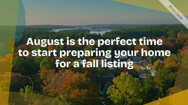 🏠  Prep Now to Sell in the Fall  #3 Video Template