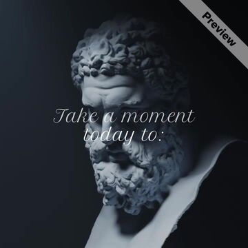 Mindful Reflection | Thursday Thoughts Video Template