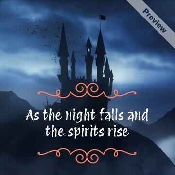 All Hallows' Eve Greeting Video Template