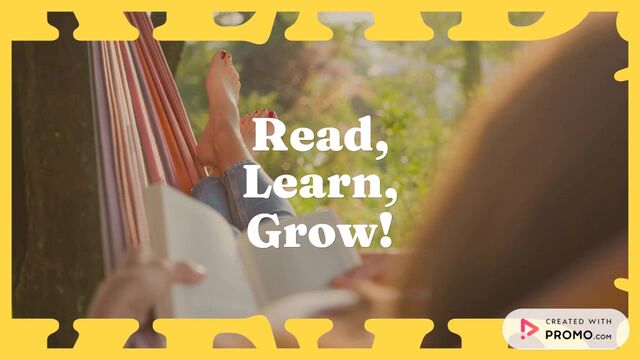 Read, Learn, Grow! Video Template