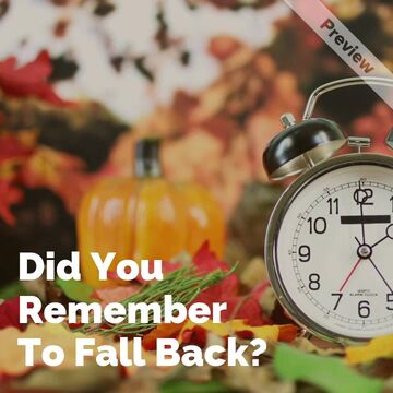 Daylight Saving Ends: Extra Hour of [Your Offer]! Video Template