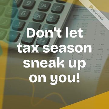 Accounting Tips: Getting Ready for Tax Season Video Template