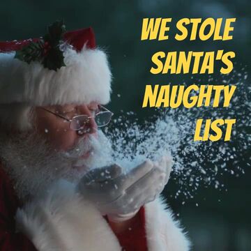 Santa Naughty list... it's our friends! Video Template