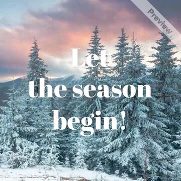 Winter Solstice: Cozy Up Sale Video Template